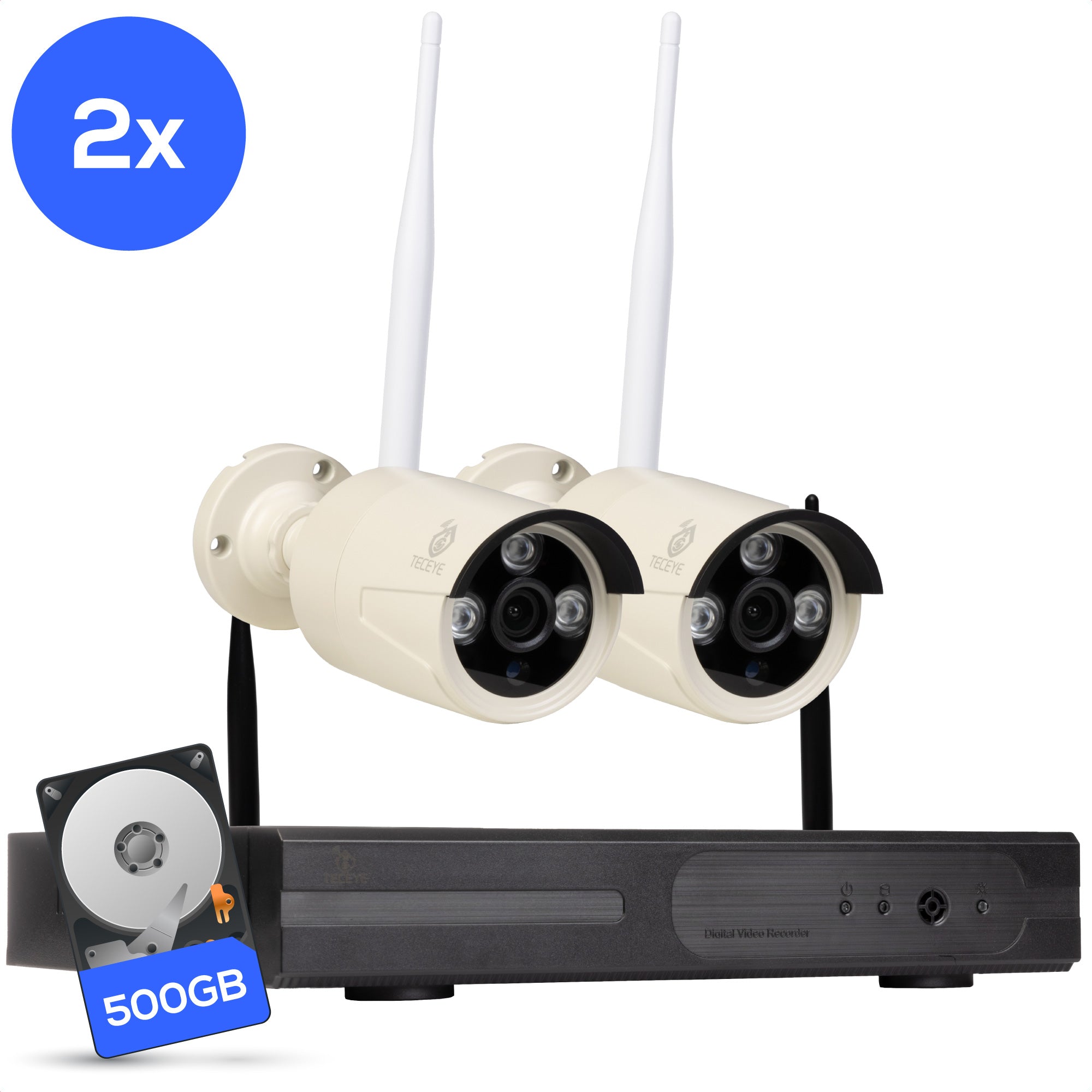 Teceye Smart Wifi Camera Systeem