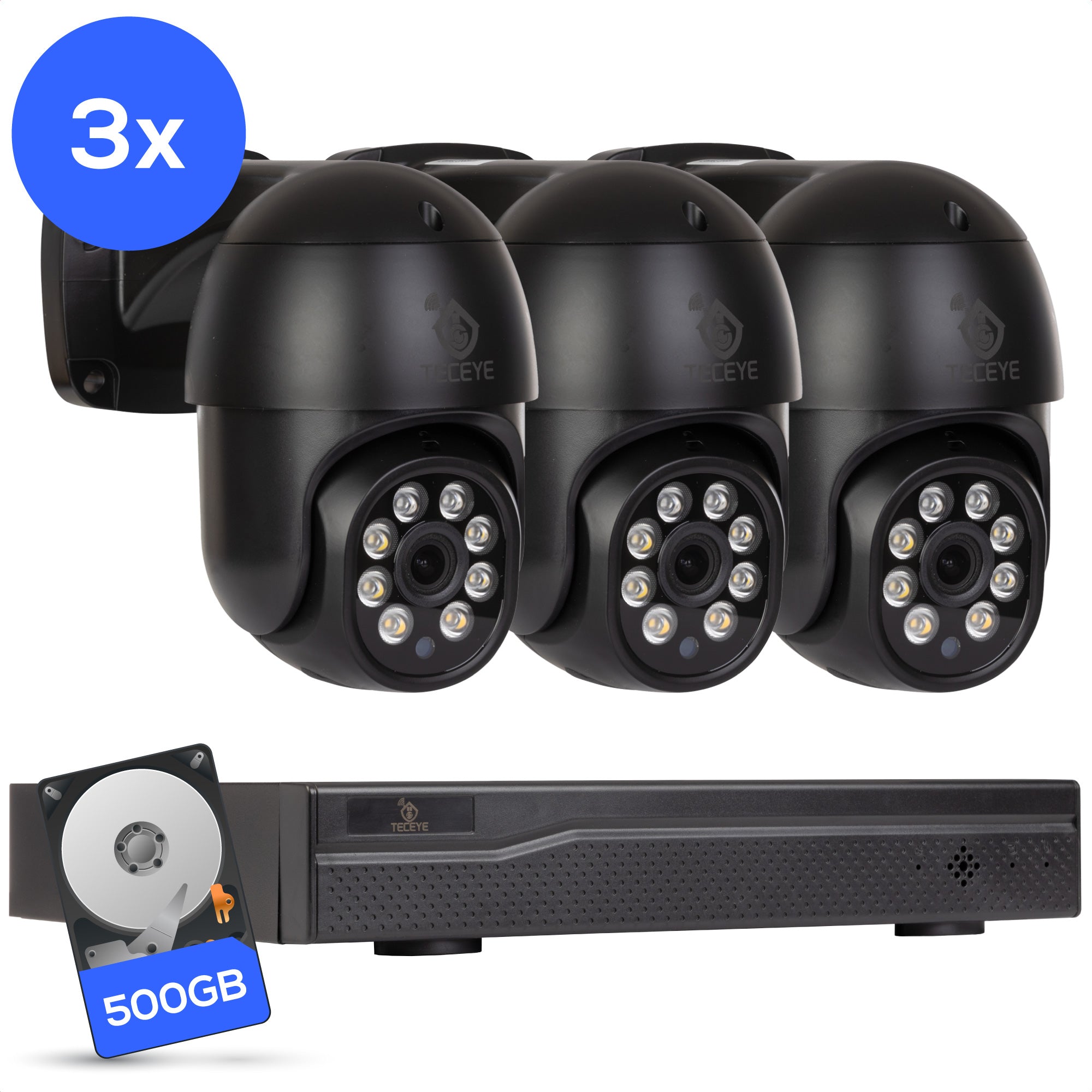 Teceye Poe Camera Systeem PTZ