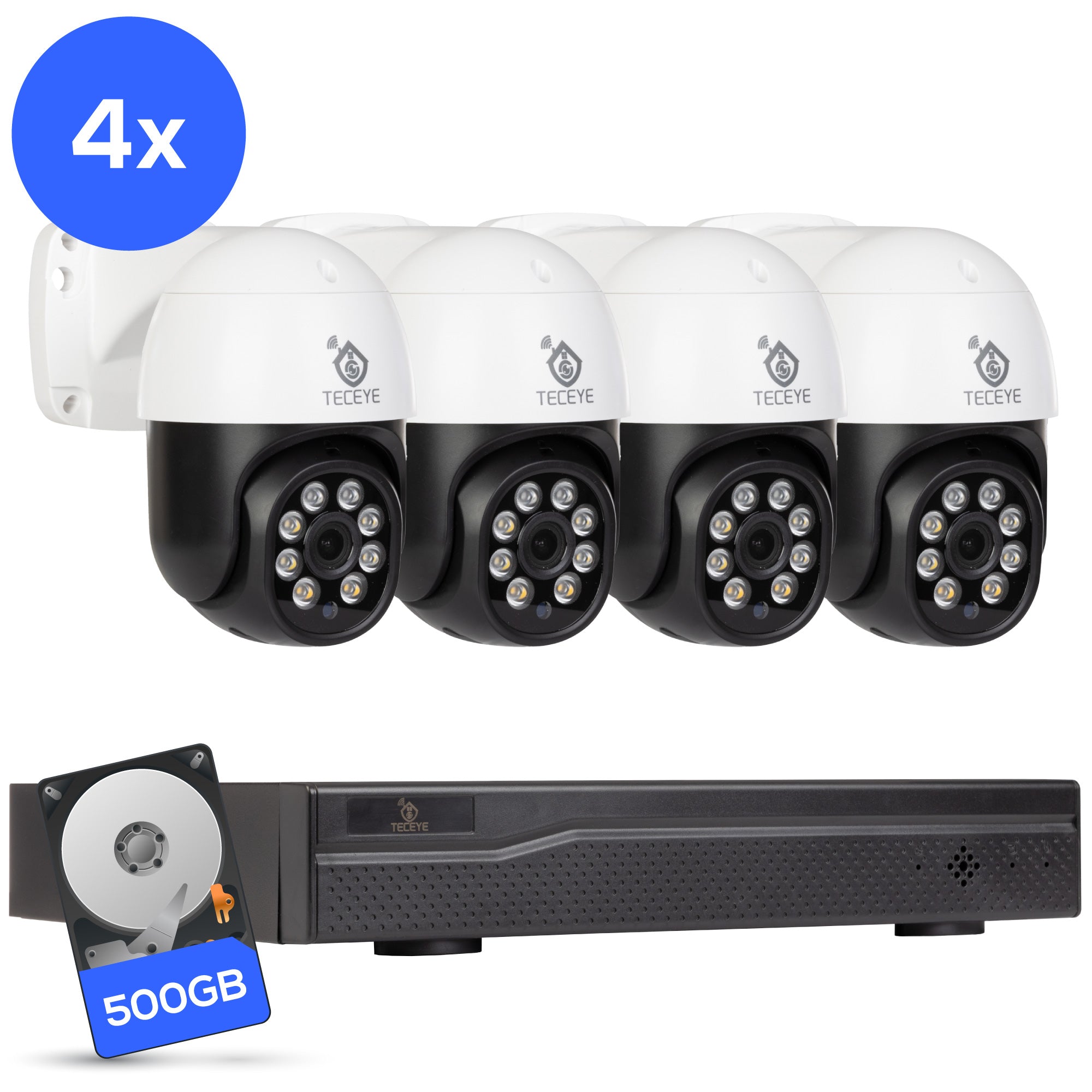 Teceye Poe Camera Systeem PTZ