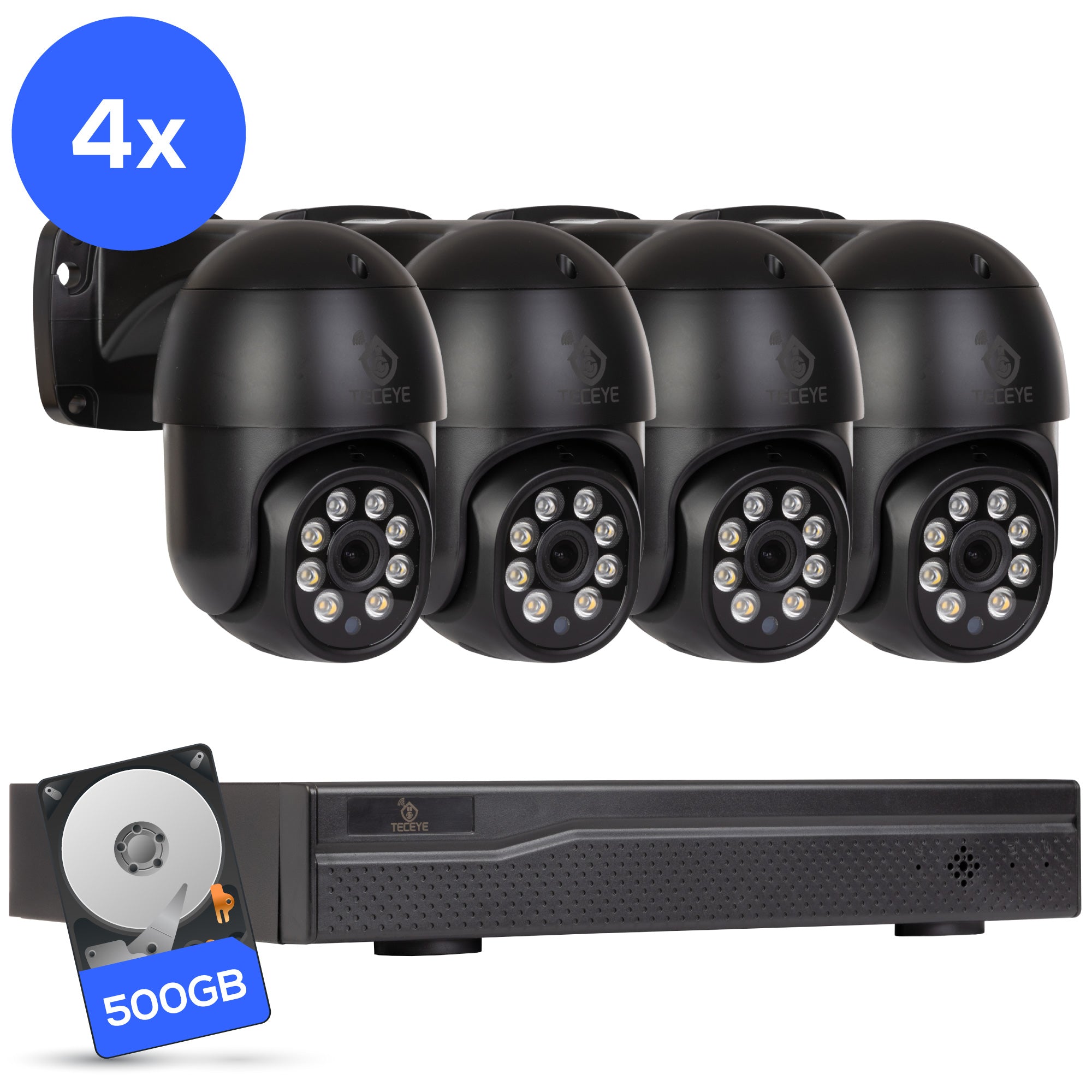 Teceye Poe Camera Systeem PTZ