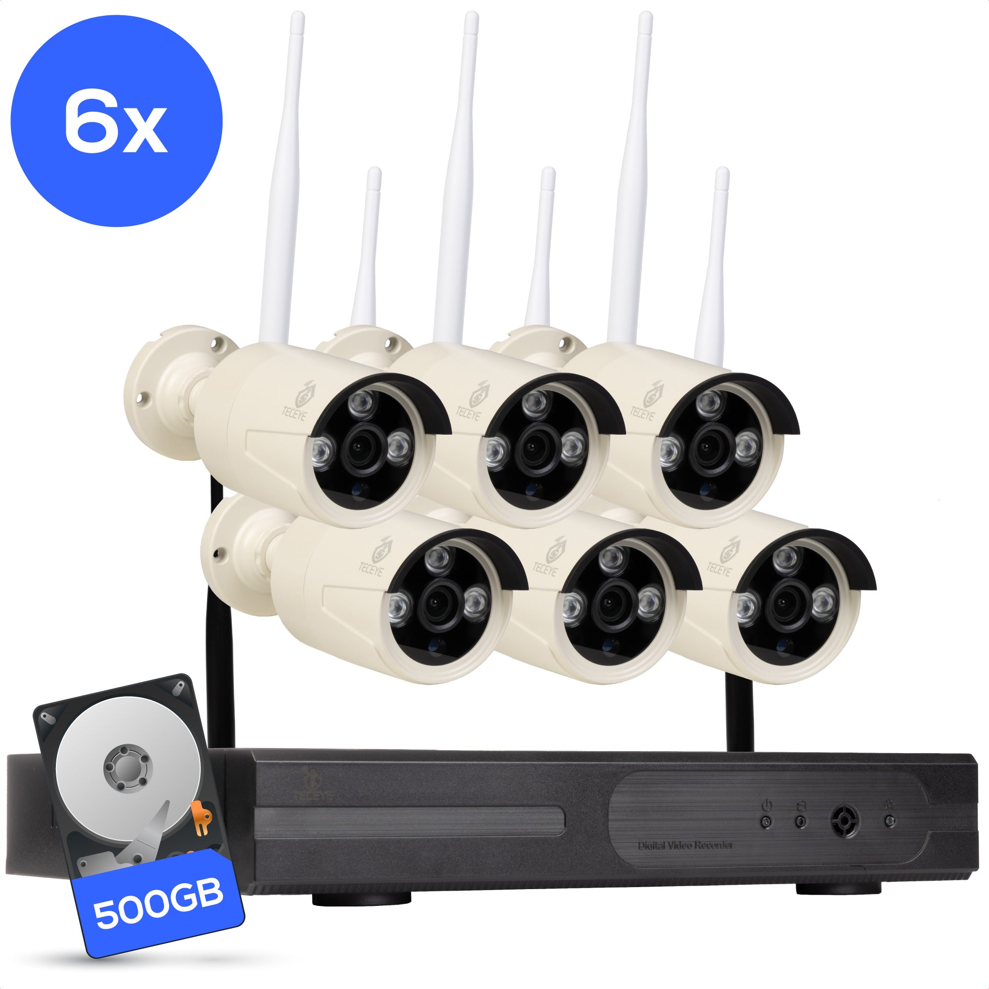 Teceye Smart Wifi Camera Systeem