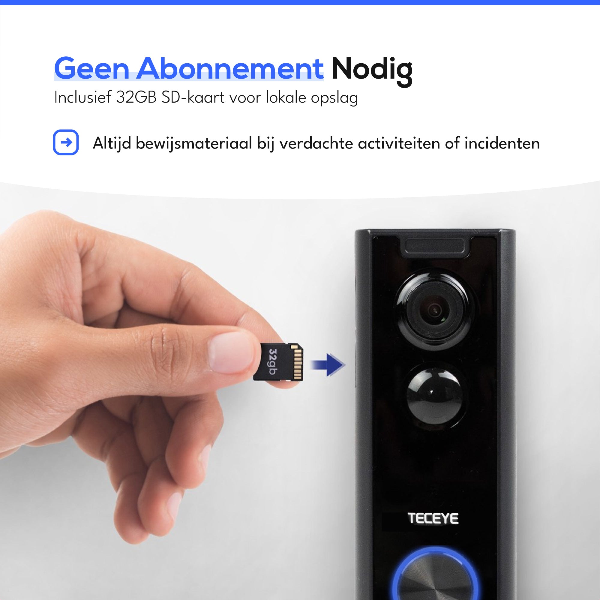 Teceye Smart Wifi Deurbel