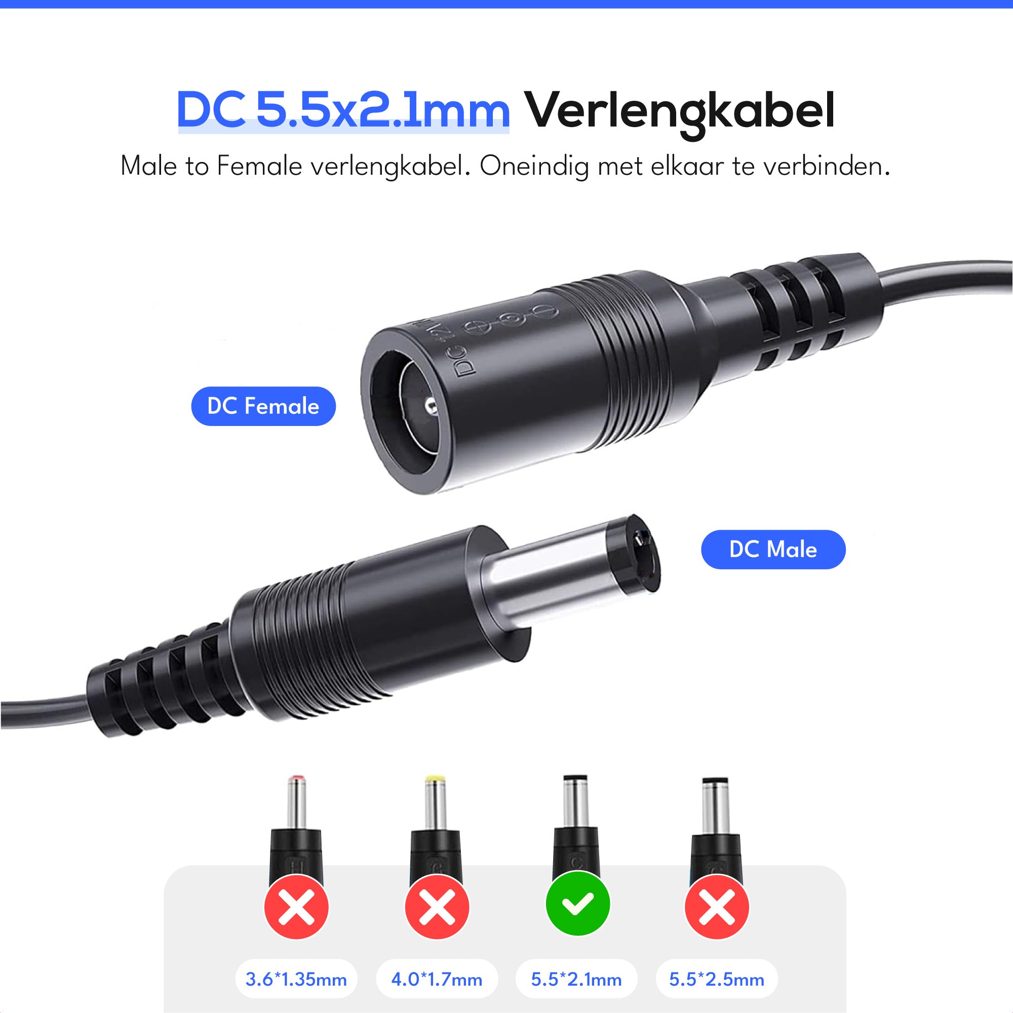 Teceye Verlengkabel 5 Meter