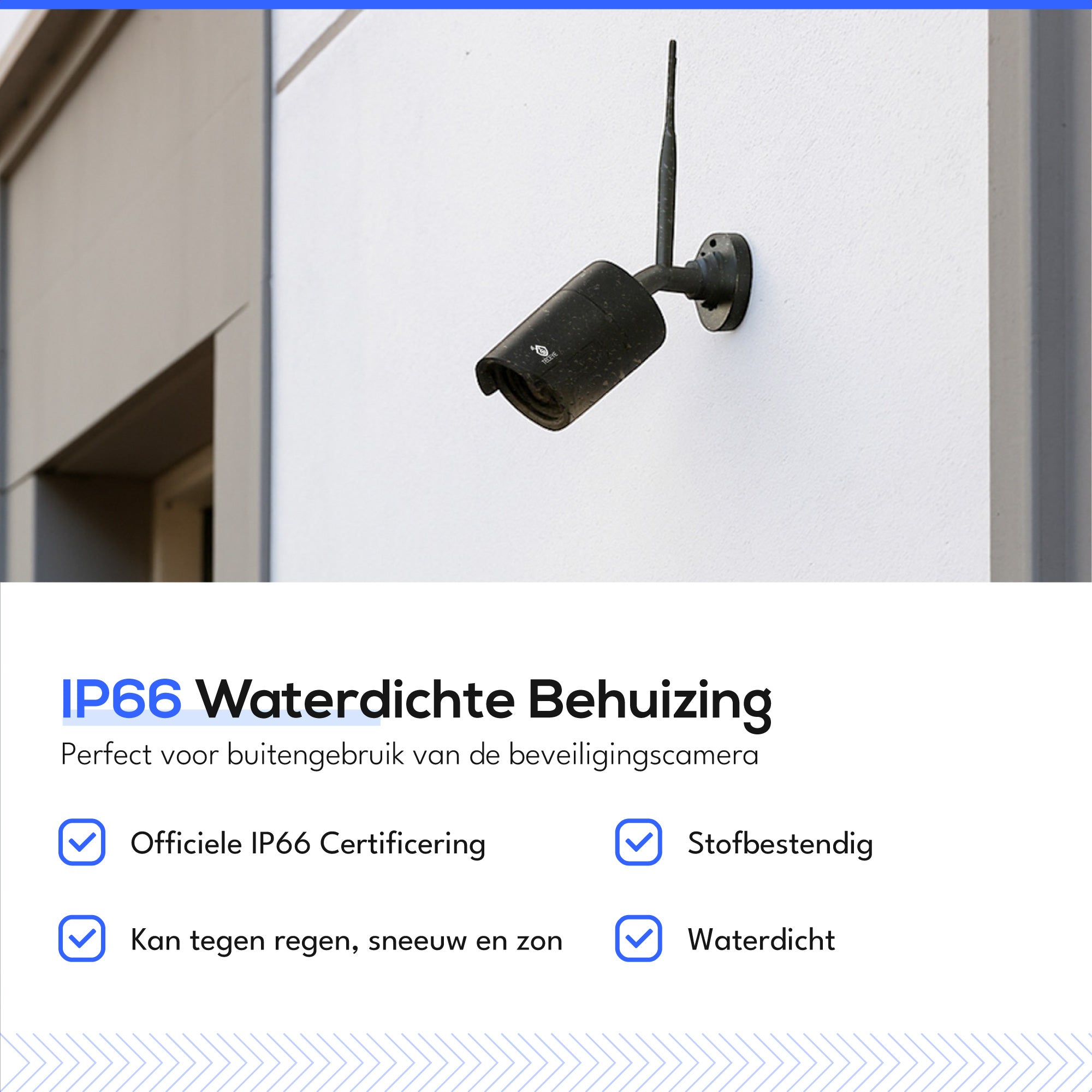 Teceye Smart Wifi Camera Zwart