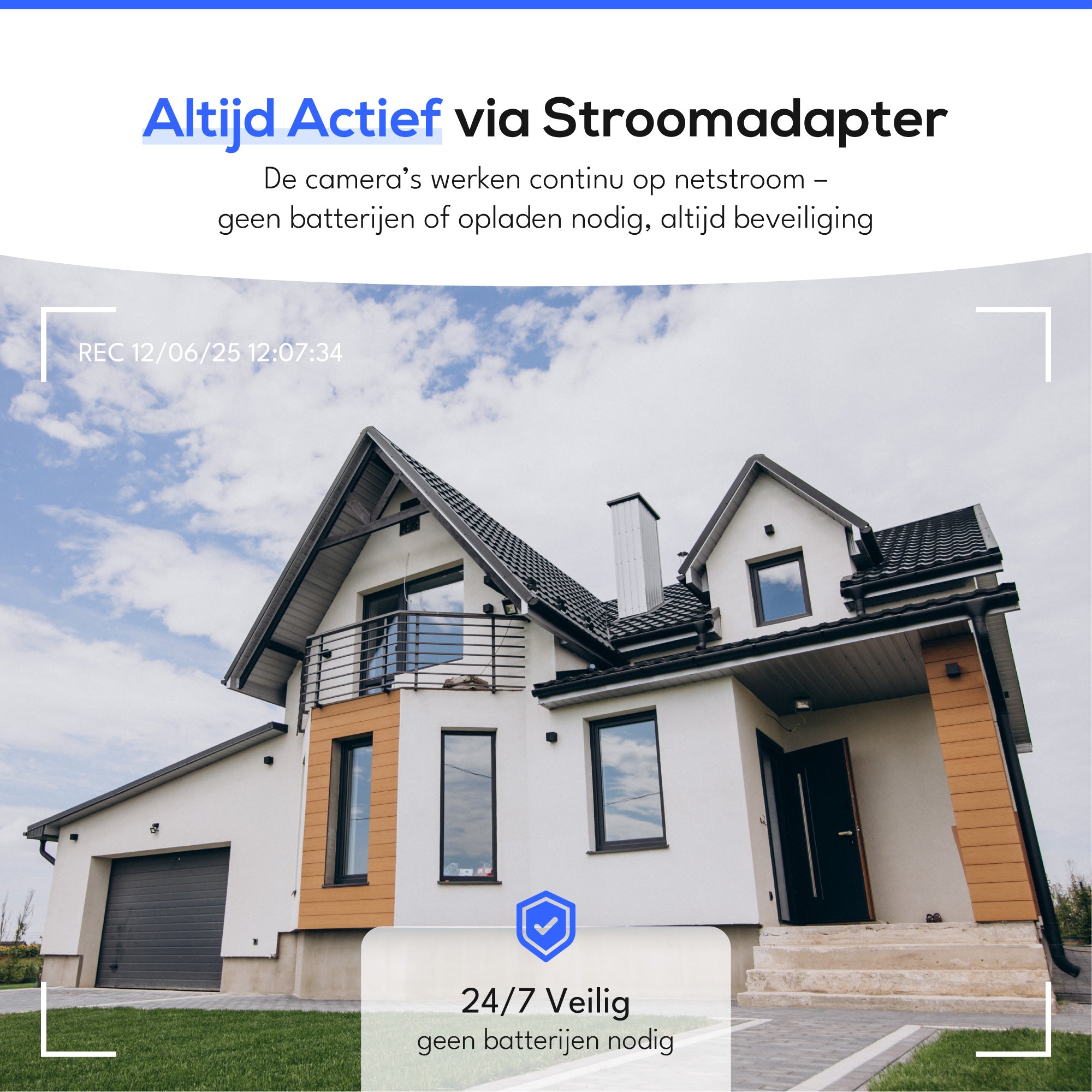 Teceye Wifi Camera Systeem PTZ Dubbele Camera