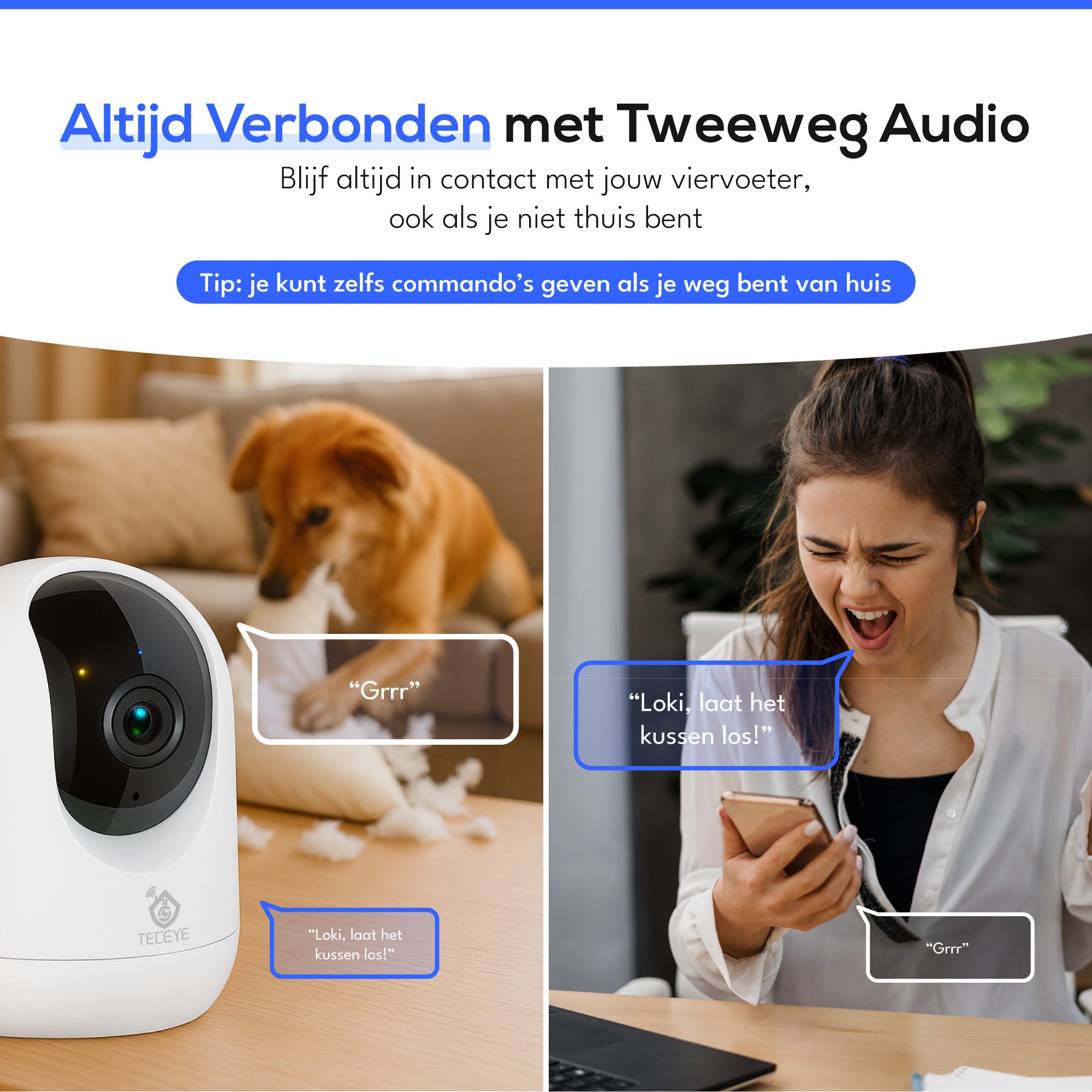 Teceye Huisdiercamera