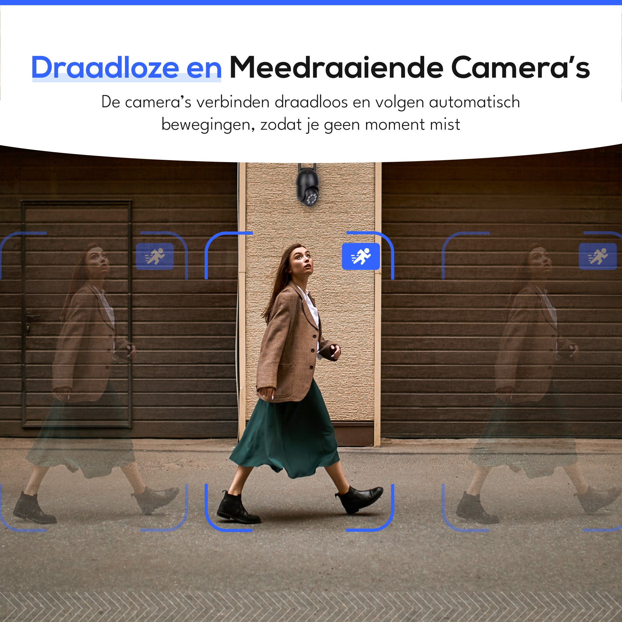 Teceye Wifi Camera Systeem PTZ