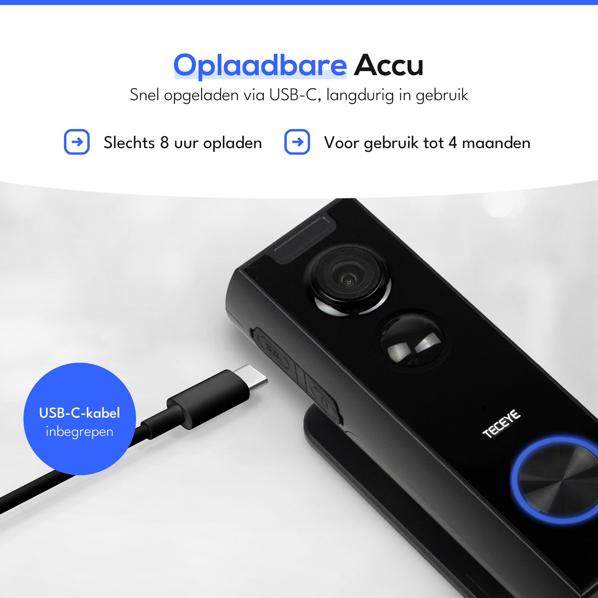 Teceye Smart Wifi Deurbel