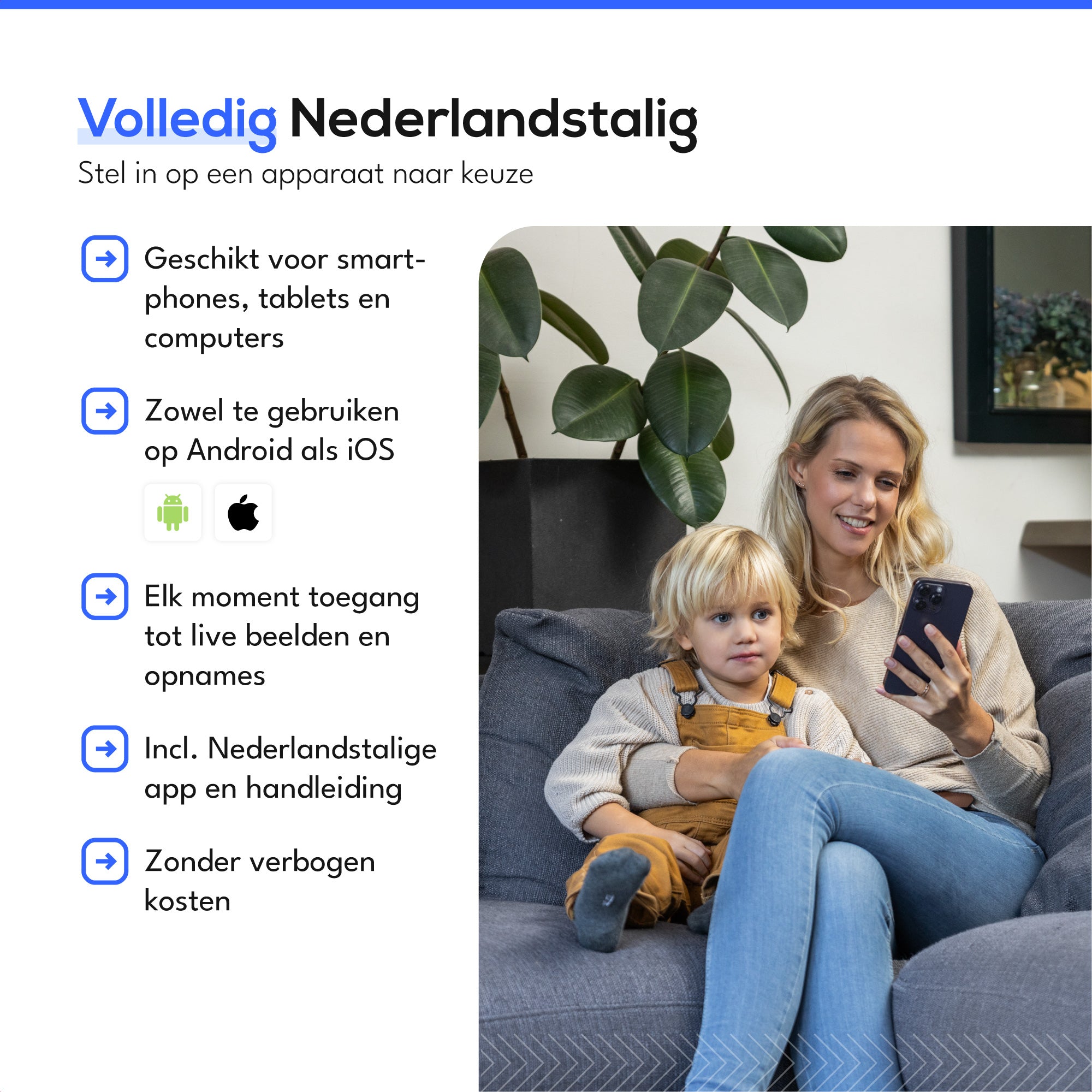 Teceye Wifi Camera Systeem PTZ