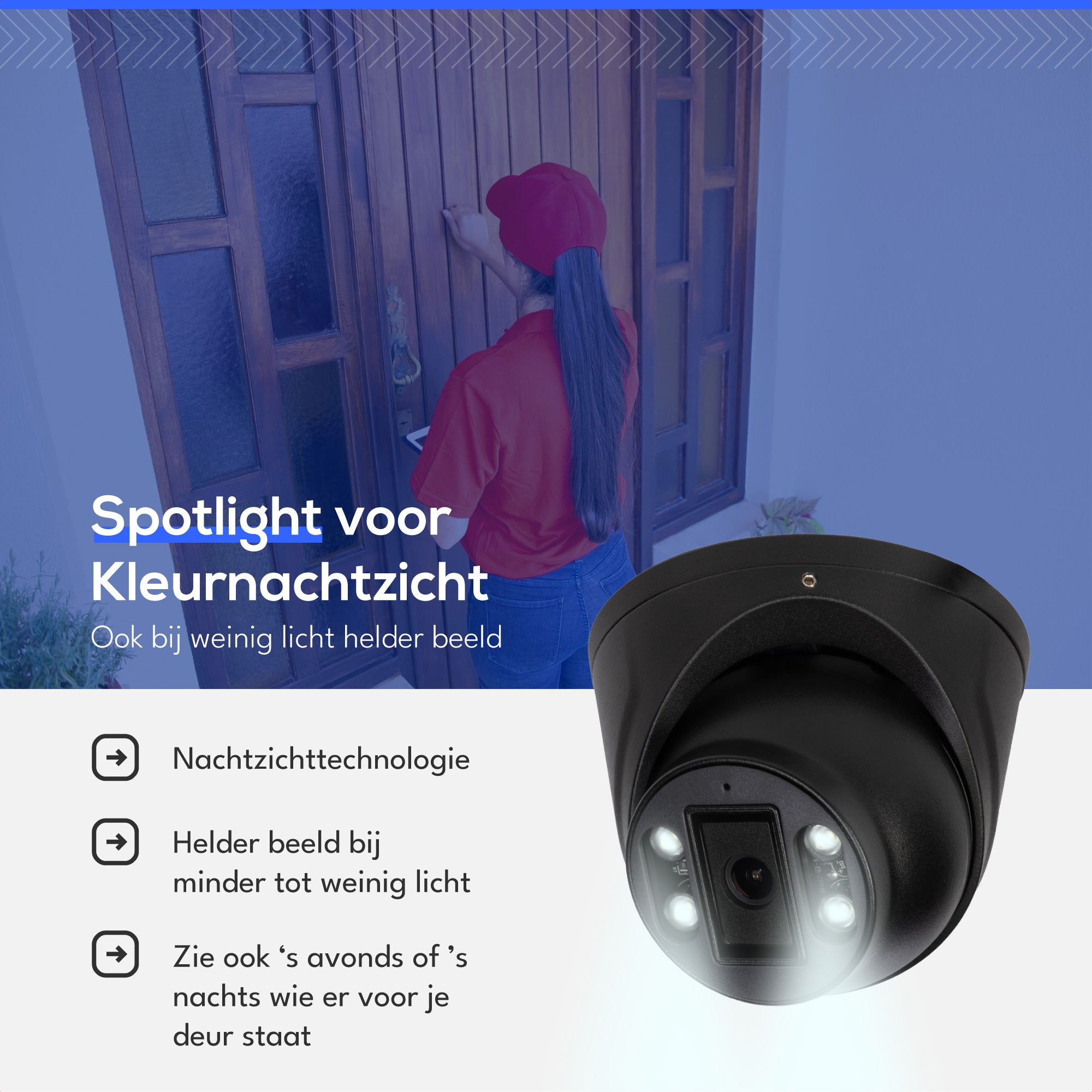 Teceye Poe Camera Systeem Dome