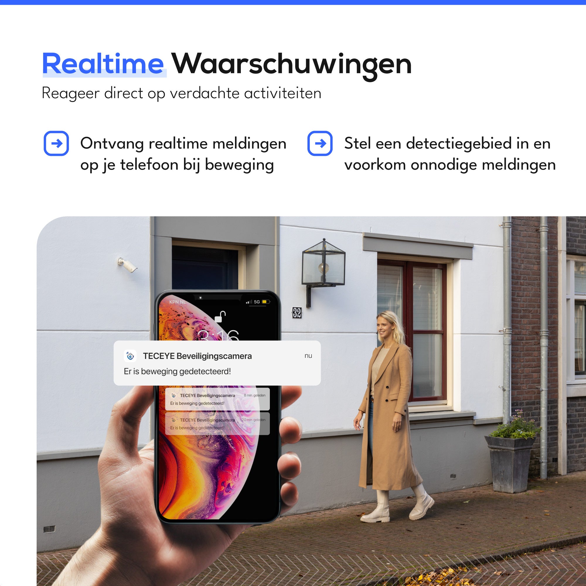 Teceye Smart Wifi Camera Systeem