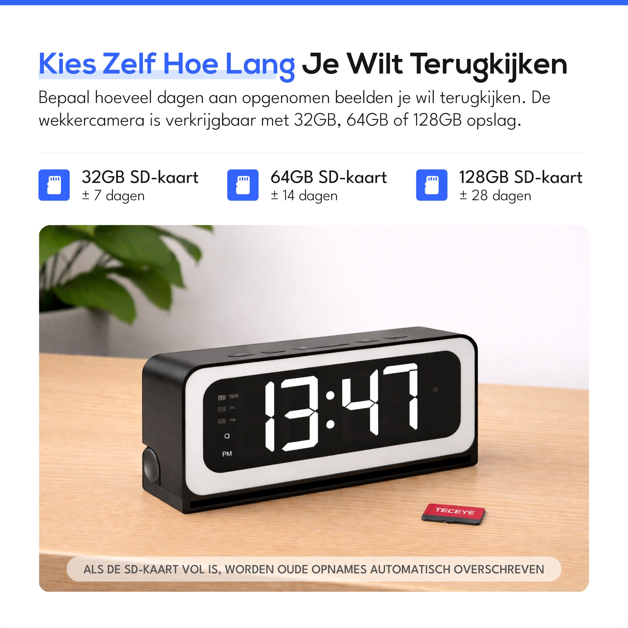 Teceye Wekkercamera 2026