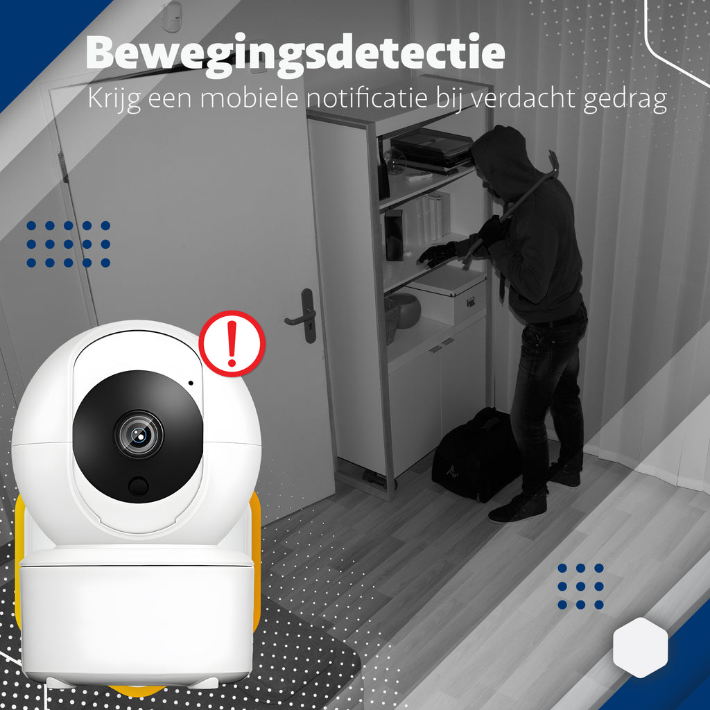 Wifi Ip Camera – Binnen Camera Met Nachtzicht – Home Security  – HD Kwaliteit