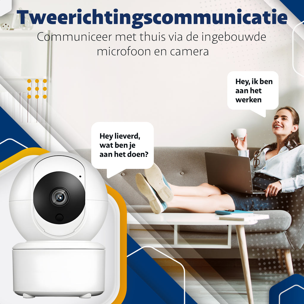 Wifi Ip Camera – Binnen Camera Met Nachtzicht – Home Security  – HD Kwaliteit
